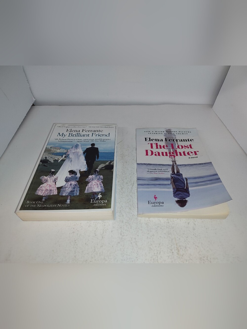 The Lost Daughter, My Brilliant Friend by Elena Ferrante Books 2 PB Europa Ed GC